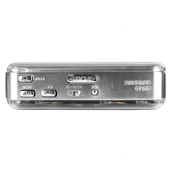 Clear Cassettes Player MP3 File Converter USB Port Music Stereo Loudspeaker Travel Cassettes Sound Player