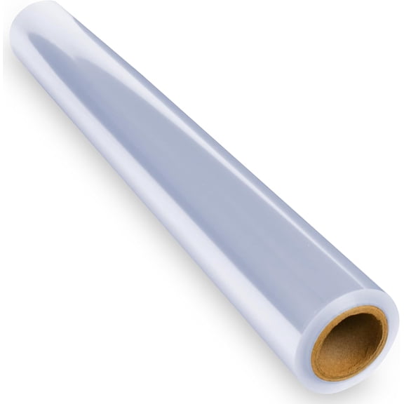 Clear Cellophane Wrap Roll (16 in x 110 ft) - Cellophane Roll - Clear Wrapping Paper to Wrap Gift Baskets - Gift Basket Wrapping Supplies - Papel Celofan
