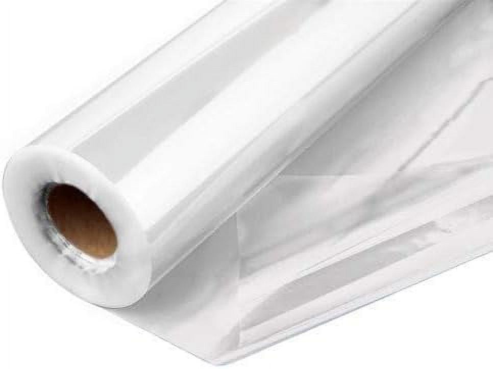 Clear Cellophane Wrap Roll 31.5 Inches Wide Crystal Clear & Durable