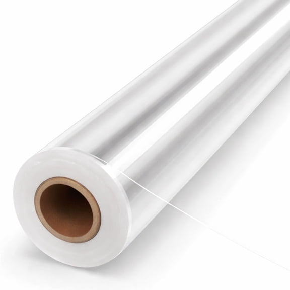 Clear Cellophane Wrap Roll, 31.5 in x 220 ft, 3 Mil Thick for Gift Basket and Flower Wrapping