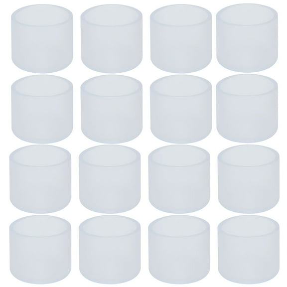 Clear Chair Leg Caps Feet Furniture Floor Protector 16pcs 1.18" 30mm Inner Dia