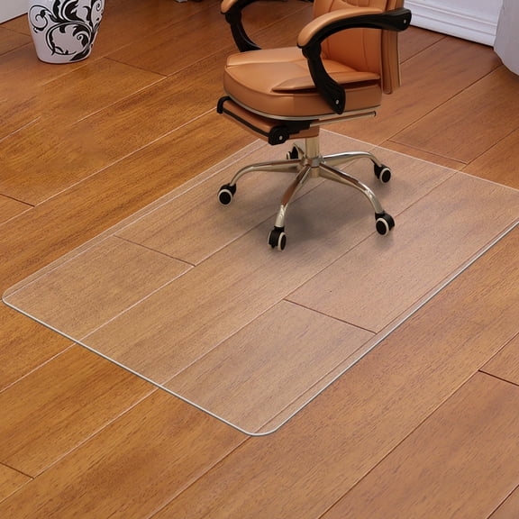 Clear Chair Mat For Hardwood Floor - 36"x48" Heavy Duty Desk Mats Office Transparent Computer Home Protection Wood/tile