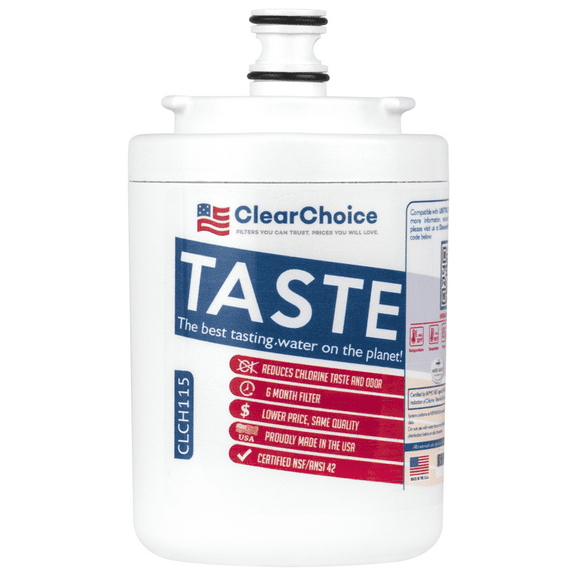 Clear Choice Replacement for UKF7003, UKF7003AXX, UKF6001, UKF5001 Refrigerator Water Filter, NSF/ANSI 42 Certified, Box of 1, Made in the USA
