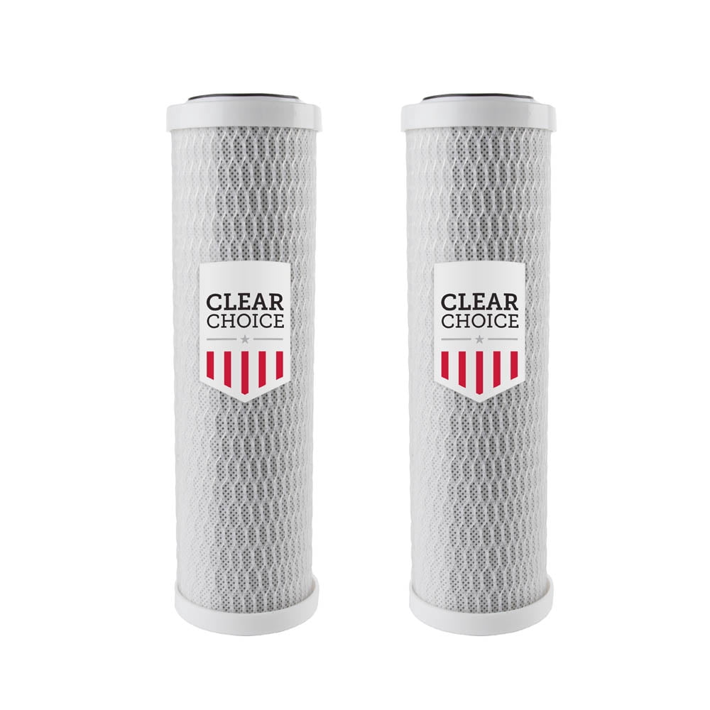 Clear Choice 20 Micron Sediment Water Filter Cartridge - 10x2.5 Inch, 8-Pack, For RO Systems