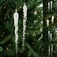 thumbnail image 1 of Clear Christmas Ornaments, Shatterproof Ball Decorations, Tree Decor Set, Easy to Hang, Home Holiday Decor, 1 of 9