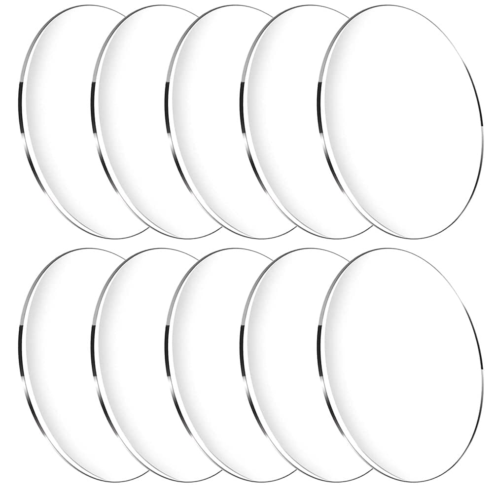 Clear Circle Acrylic Sheets 6 Inch Round Plexiglass Disc for DIY Crafts and Cricut Cutting 10 Pieces