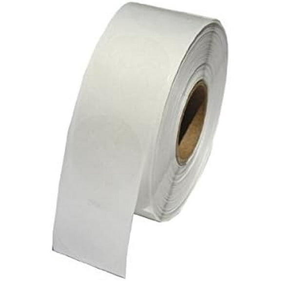 Clear Circle Labels 1 Inch Round Wafer Seals, 1000 labels per roll, 1 roll per package