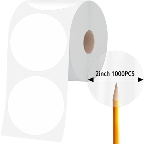 Clear Circle Seal Stickers, Self-Adhesive Wafer Dots Label for Envelopes, Gift Boxes, Mail & Package Sealing | Transparent Round Stickers with Strong Adhesion