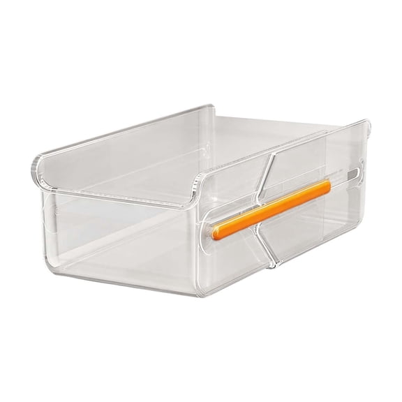 Clear Clear Expandable Drawer Home Organizer Box Large Capacity Storage Basket 8.66X5.51X3.94 Inch