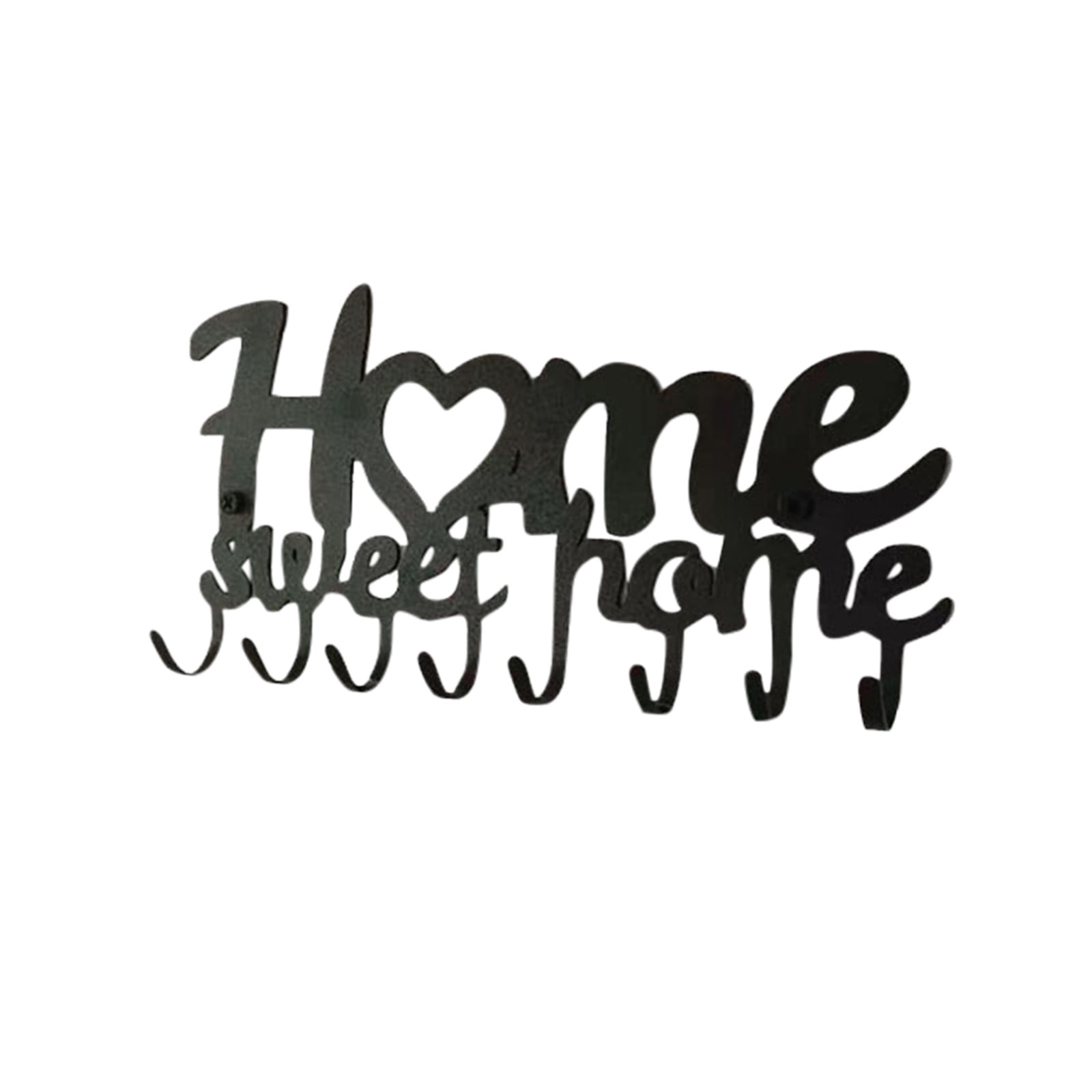 Clear Closet Storage Key Holder Metal Wall Mounted Keys Hook Home Decor