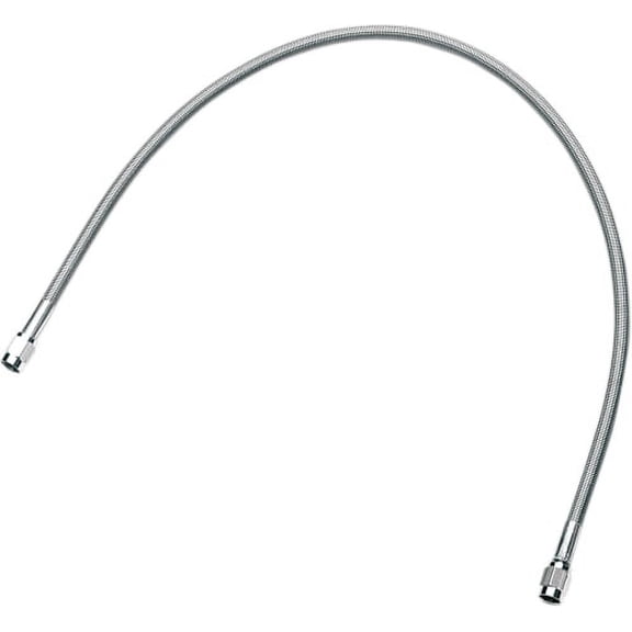 Clear Coated Universal Braided Brake Lines