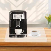 Clear Coffee Mat, 19.7"x15" Coffee Mat, Espresso Maker and Kitchen Counter, Bar Accessories for Countertop, Dish Drying Mat, Anti-Slip, Anti-Vibration Pad for Espresso Machine