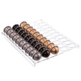 thumbnail image 1 of Clear Coffee Pod Holder Storage Tray 15.75" L X 12.6" W Compatible With Vertuoline Capsule  Drawer Insert Organizer Holds 50 Pods Counter Of Kitchen Home Office, 1 of 6