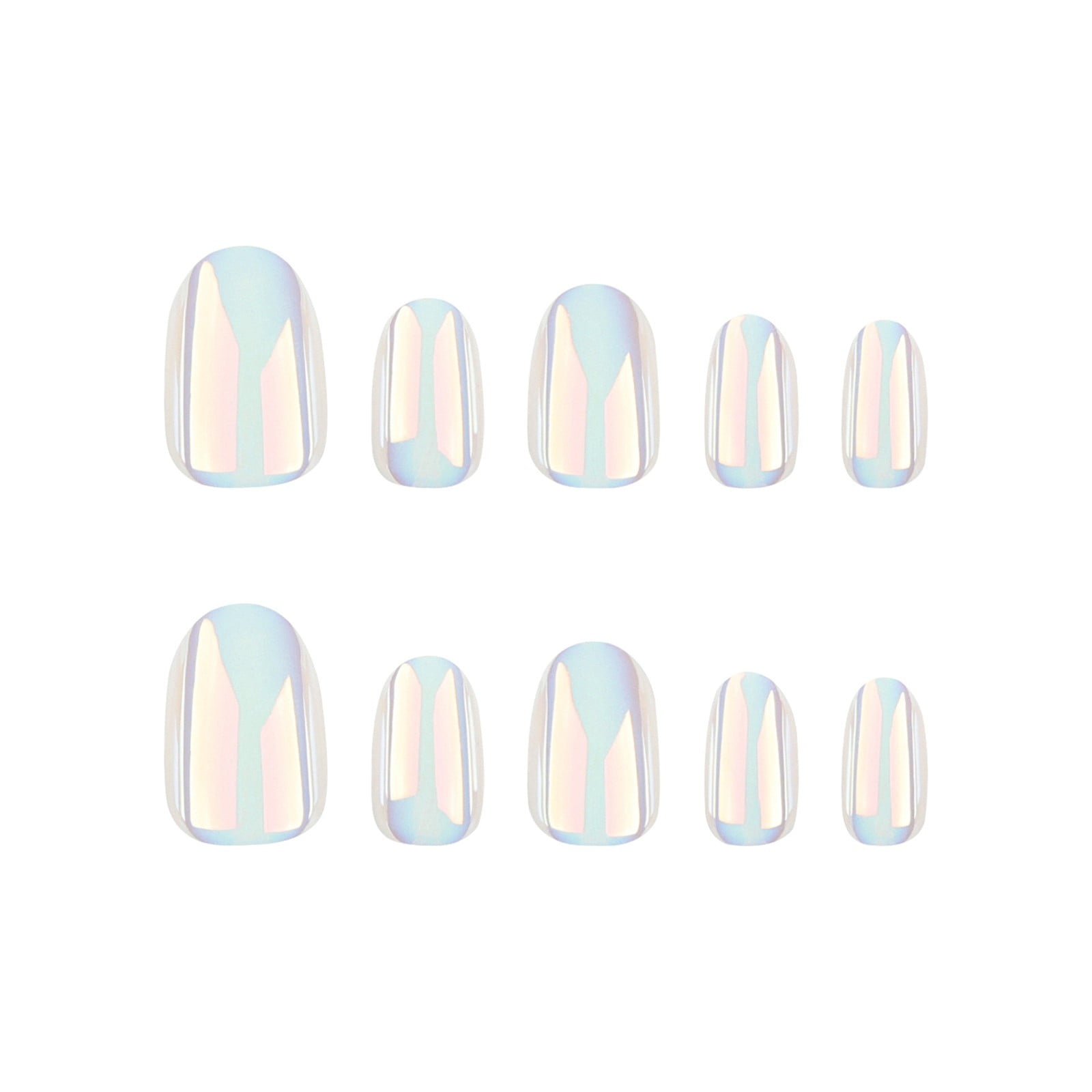 Clear Coffin Shaped Nails Full Long Nail Tips Clear Ballerina Long