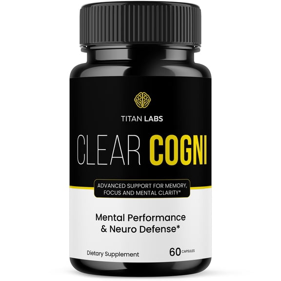 Clear Cogni Advanced Brain Support Pills Formula Supplement ClearCogni Capsules (1 Pack)