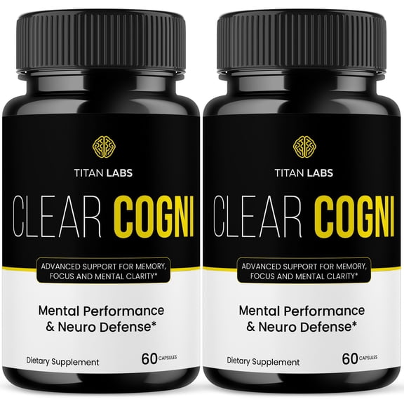 Clear Cogni Advanced Brain Support Pills Formula Supplement ClearCogni Capsules (2 Pack)