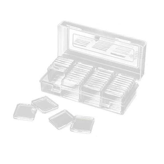 Clear Coin Storage Container Easily Store, View, and Exchange Coins Gift for Coin Collectors Case