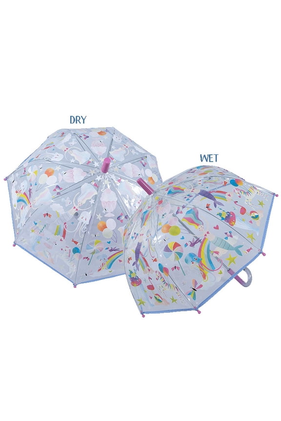 Clear Color Changing Umbrella - Fantasy