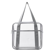Clear Concert Bag Heavy Duty Tote | Security Compliant Clear Stadium Bag | Waterproof Vinyl Tote for Events, Beach, Gym, Gift for Travel