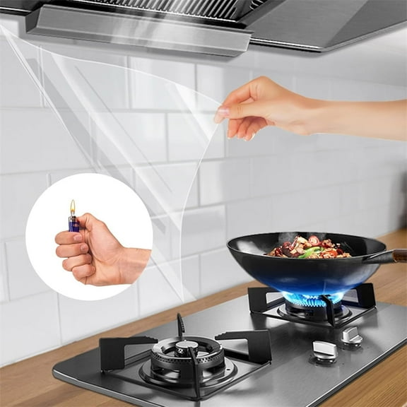 Clear Contact Paper, NOGIS Protection for Kitchen Backsplash Tiles, Cabinets, Walls, and Shelves. Waterproof and Oil-Proof Peel and Paste Covering (23.6X78.7 Inches)