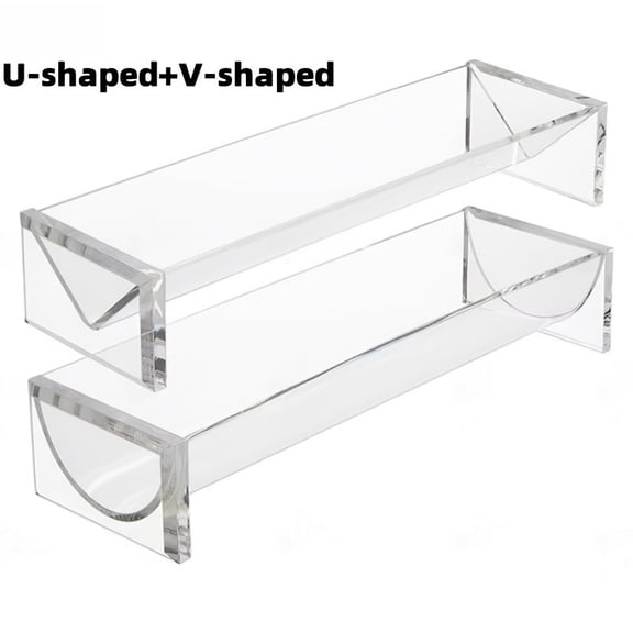 Clear Cracker Tray for Serving Rectangular Cracker Holder for Serving Trays Clear Food Display Stands for Party Acrylic Crackers Dish Biscuit Stand Server for Home