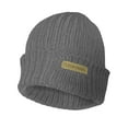 thumbnail image 1 of Clear Creek Classic Men's Warm Winter Acrylic Rib-knit Cuffed Beanie Hat (Gray), 1 of 3