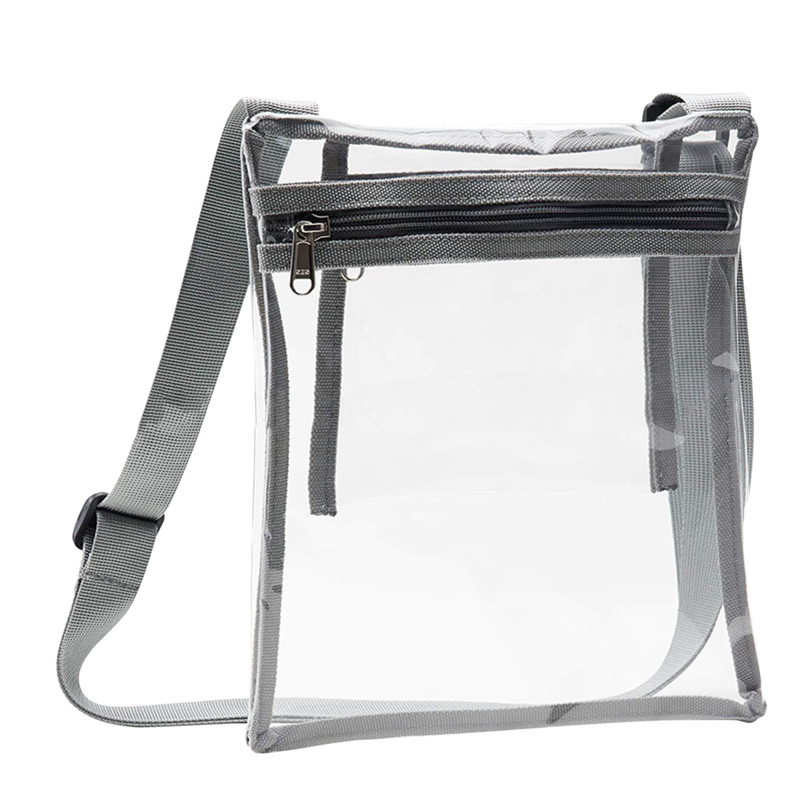 "Clear CrossBody Purse, Stadium Approved Clear Bag, Adjustable Cross