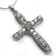 thumbnail image 1 of Clear Cross Charm Crystal Rhinestone Necklace Pendant 5, 1 of 1