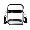 thumbnail image 1 of Clear Crossbody Bag under $5! Xqxayjr Clear Crossbody Bag Stadium Approved, PVC Transparent Tote Bag for Concert Sports, Security Check Compliant Purse, 1 of 3
