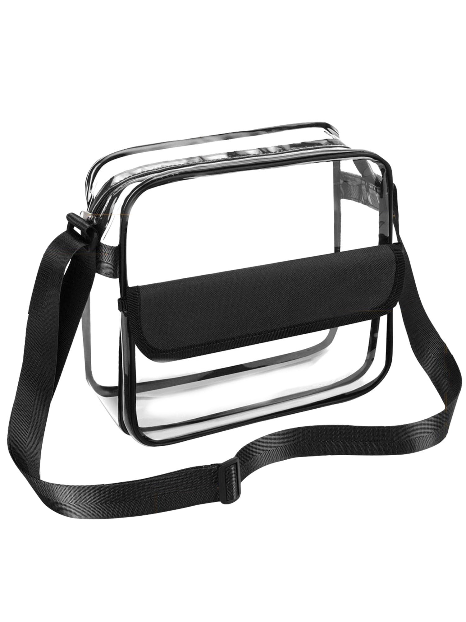DIVCIDLC Clear Crossbody Bag - Stadium Approved Transparent Purse For Concerts & Sports Events