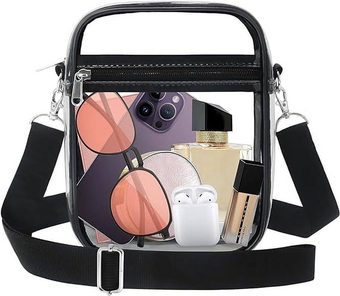 Clear Crossbody Purse Bag - Stadium Approved Concerts Bag Bucket Clear Bag main image 0