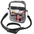 thumbnail image 1 of Clear Crossbody Bag Stadium Approved Clear Purse Transparent Small Shoulder Bag See Through Zip Pouch Tote Bag Handbag, 1 of 7