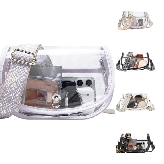 Clear Crossbody Bag Stadium Approved For Women,clear Bags For Stadium Events Clear Purse For Concerts