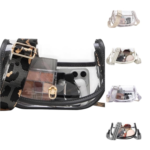 Clear Crossbody Bag Stadium Approved For Women,clear Bags For Stadium Events Clear Purse For Concerts