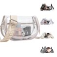 thumbnail image 1 of Clear Crossbody Bag Stadium Approved For Women，clear Bags For Stadium Events Clear Purse For Concerts, 1 of 5
