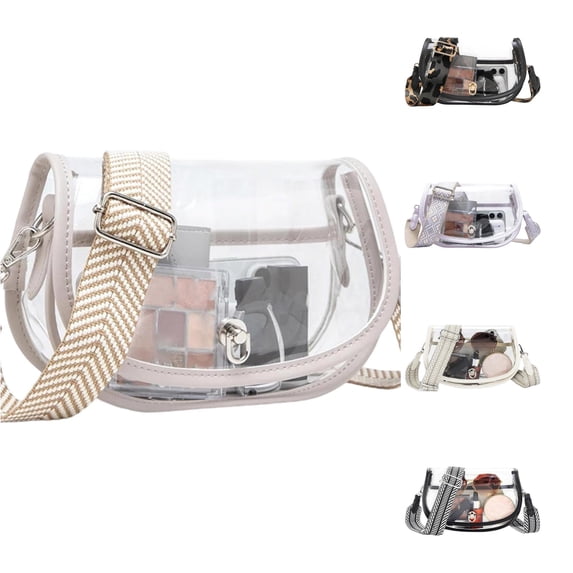 Clear Crossbody Bag Stadium Approved For Women,clear Bags For Stadium Events Clear Purse For Concerts