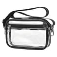 thumbnail image 1 of Clear Crossbody Bag, Stadium Approved Transparent Messenger Purse, Waterproof PVC Clear Shoulder Bag, Adjustable Strap Concert Clear Bag, Lightweight Clear Sling Bag, Portable Clear Storage Handbag, 1 of 5
