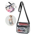 thumbnail image 1 of Clear Crossbody Bag, TSV Stadium Approved Clear Bag for Concert, Waterproof Shoulder Bag with Adjustable Strap, 1 of 6