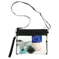 thumbnail image 1 of Clear Crossbody Bag, TSV Waterproof Shoulder Purse Bag with Adjustable Strap, Stadium Approved, 1 of 7
