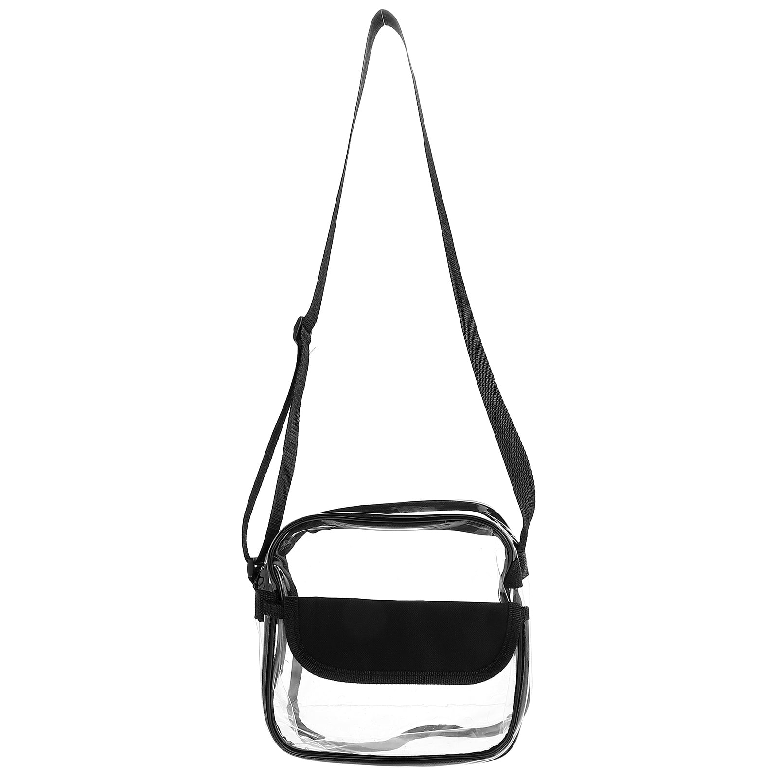 Clear Crossbody Bag Travel Shopping Pouch Transparent PVC Bag Women Beach Pouch