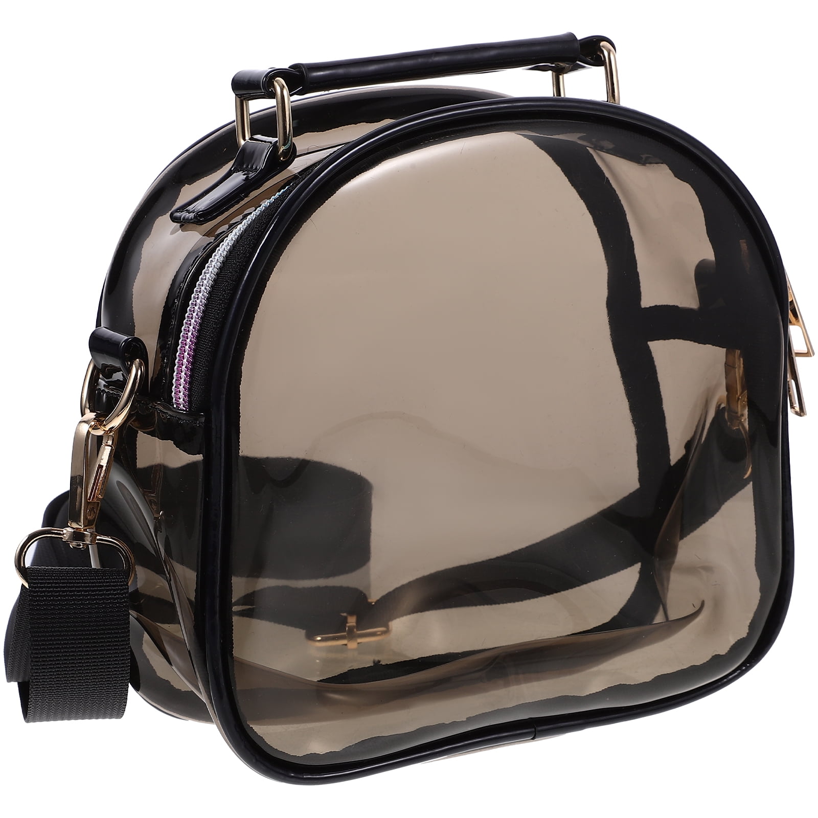 Clear Crossbody Messenger Shoulder Bag Transparent Purse Messenger Bag