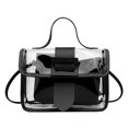 thumbnail image 1 of Clear Crossbody Purse Bag Clear Bag Stadium Approved Inner Pocket For Concerts Festivals Sports Events, 1 of 4