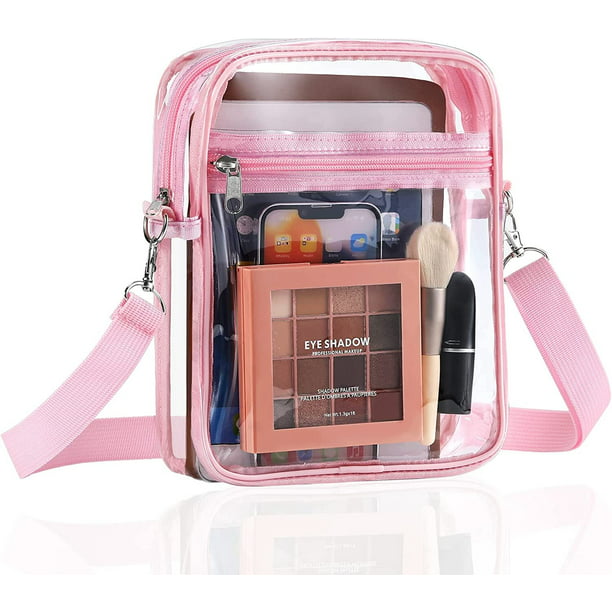 Clear Crossbody Purse Bag, Stadium Approved for Concerts, Festivals