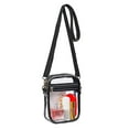 thumbnail image 1 of Clear Crossbody Purse Bag Stadium Approved with Inner Pocket for Concerts Festivals and Sports Events Cosmetic Bag, 1 of 8