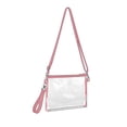 thumbnail image 1 of Clear Crossbody Tote Bag Stadium Approved Transparent Handbag for Sports Events Concerts Festivals Game Day, 1 of 5