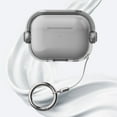 thumbnail image 1 of Clear Crystal Case for AirPods Pro (2019) Case with Keychain, Soft TPU Silicone Transparent Case for AirPods Pro (2019) Charging Case with Short Strap for Men Women,Gray, 1 of 8