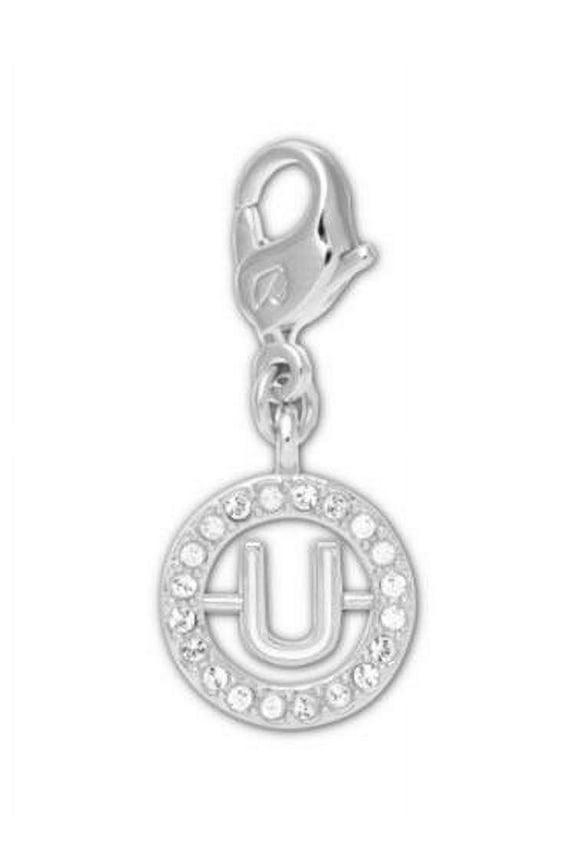 Clear Crystal Jewelry Letter U Charm AW11 #1109750