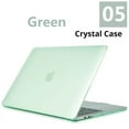 thumbnail image 1 of Clear Crystal Protective Case for MacBook Pro 16 A2141 16.2 A2485 15.4 A1286 Cover for Macbook Pro Air 13.3 A2337 Retina 11 12 (Crystal Green,2022 Air 13.6 A2681), 1 of 7