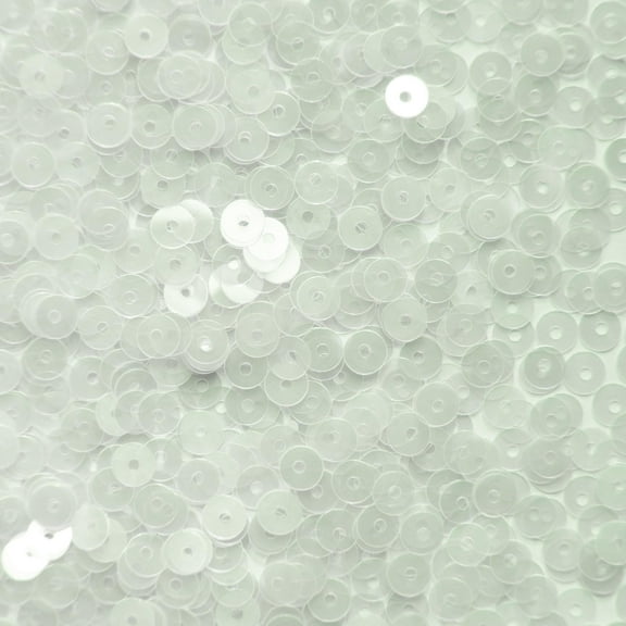 Clear Crystal Sequins 4mm Luster Shine Made in USA