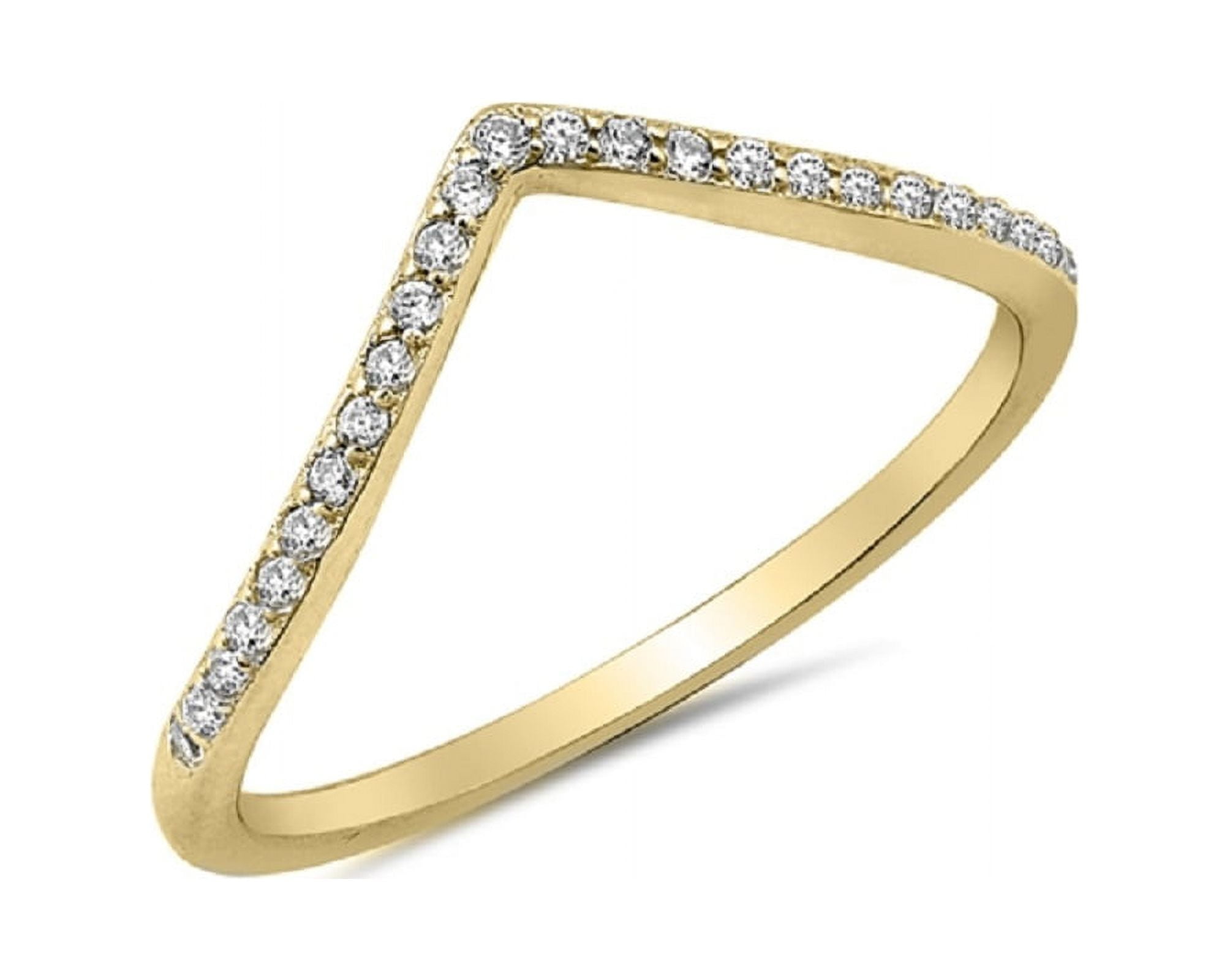 Clear Cubic Zirconia Half Eternity 